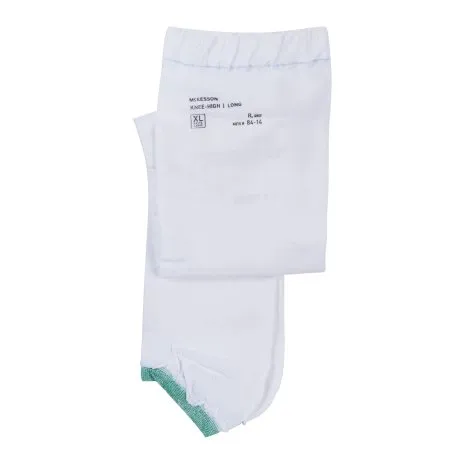 McKesson - 84-14 - Anti embolism Stocking Knee High X Large / Long White Inspection Toe