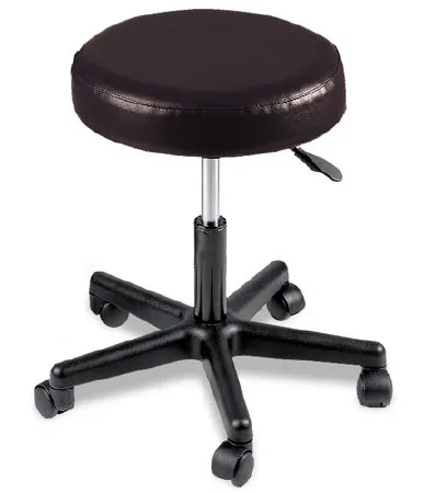 DJO - Chattanooga - 77063 - Therapy Stool Chattanooga Backless Pneumatic Height Adjustment Black