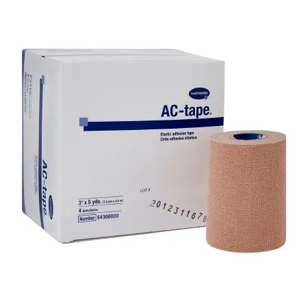 Hartmann - From: 64100000 To: 64300000 - AC tape Athletic Tape AC tape Tan 3 Inch X 5 Yard Cotton NonSterile
