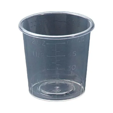 Sklar - 96-7027 - Graduated Medicine Cup 2 oz. Clear Plastic Disposable