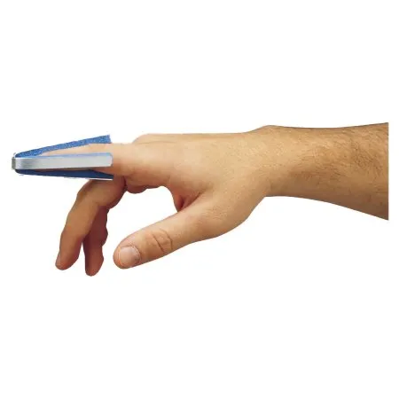 DeRoyal - 9112-03 - Finger Splint Deroyal Adult Large Bendable Prong Closure Left Or Right Hand Silver