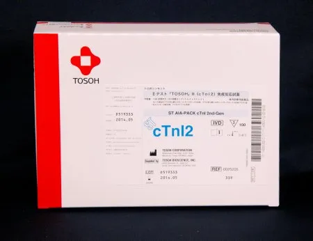 Tosoh Bioscience - ST AIA-Pack - 025205 - Reagent ST AIA-Pack Cardiac Marker Cardiac Troponin I 2 For AIA Automated Immunoassay Systems 100 Tests 20 cups X 5 trays