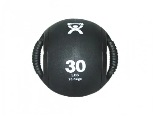 Fabrication Enterprises - 10-3184 - CanDo Dual-Handle Medicine Ball - 30 lb