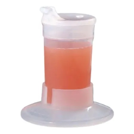 Patterson medical - 1254 - Graduated ADL Feeding Cup 8 oz. Translucent Polypropylene Reusable