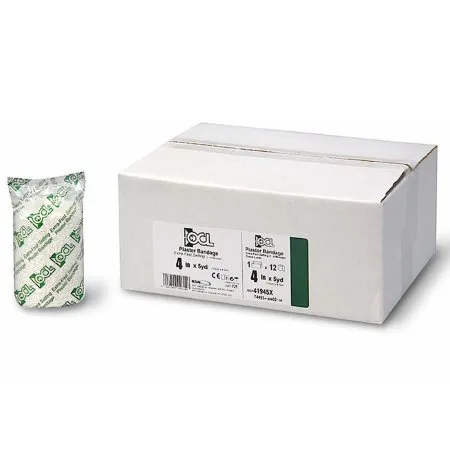 BSN Medical - OCL Green Label - 41945X -  Plaster Bandage  4 Inch X 15 Foot Plaster of Paris White
