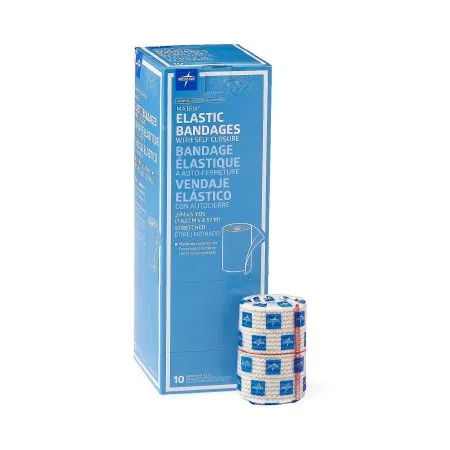 Medline - Matrix - From: MDS087003LF To: MDS087004LF -  Elastic Bandage  3 Inch X 5 Yard Double Hook and Loop Closure Natural NonSterile Medium Compression