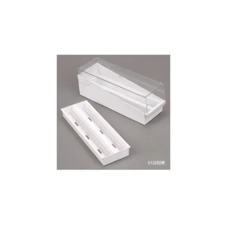 Globe Scientific - From: 513250B To: 513250Y - Slide Storage Box With Hinged Lid And Removable Draining Tray, 100 place For Up To 200 Slides, Abs