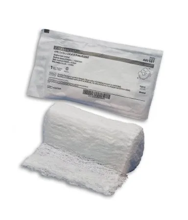 Cardinal - Dermacea - 441101 -  Fluff Bandage Roll  3 2/5 Inch X 3 1/2 Yard 1 per Pack Sterile 6 Ply Roll Shape