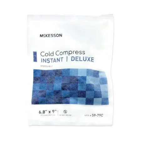 McKesson - 59-79C - Deluxe Instant Cold Pack Deluxe General Purpose Large 6 4/5 X 9 Inch Fabric / Calcium Ammonium Nitrate / Water Disposable