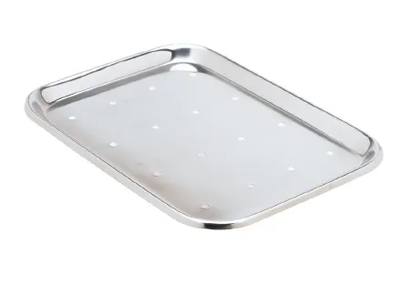 Integra Lifesciences - Miltex - 3-922 - Instrument Tray Miltex Perforated Mayo Stainless Steel 5/8 X 10 X 14 Inch