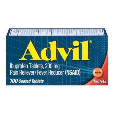Glaxo Consumer Products - Advil - 00573016040 - Pain Relief Advil 200 mg Strength Ibuprofen Tablet 100 per Bottle