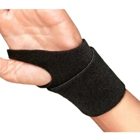 DJO DJOrthopedics - ProCare - 79-82050 - DJO  Wrist Support  Wraparound / Wristlet Neoprene Left or Right Wrist Black One Size Fits Most