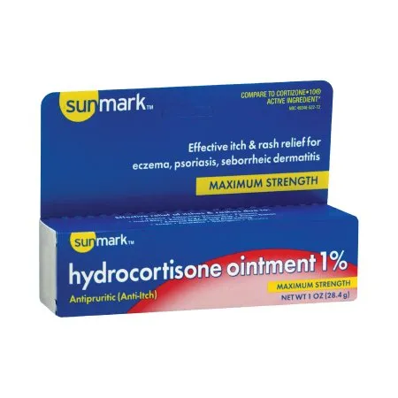 McKesson - sunmark - 49348052272 - Itch Relief sunmark 1% Strength Ointment 1 oz. Tube