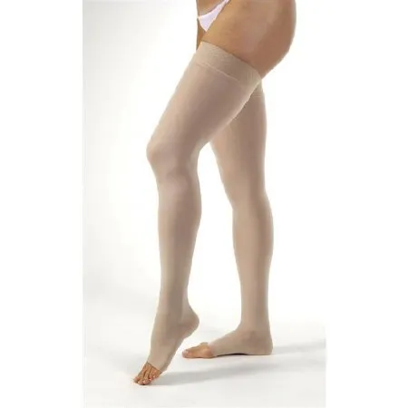 BSN Medical - JOBST Opaque - 115551 - Compression Stocking Jobst Opaque Thigh High X-large Beige Open Toe