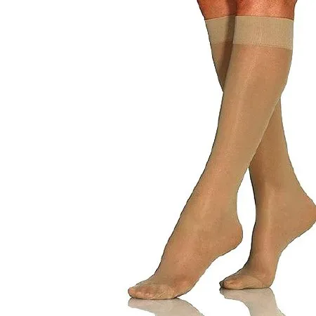 BSN Medical - JOBST Opaque - 115284 - Compression Stocking Jobst Opaque Knee High Large Natural Closed Toe
