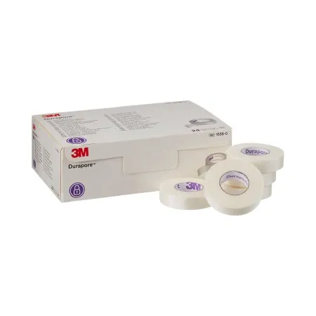 3M - From: 1538-0 To: 1538-3 - Durapore Medical Tape Durapore White 1/2 Inch X 10 Yard Silk Like Cloth NonSterile