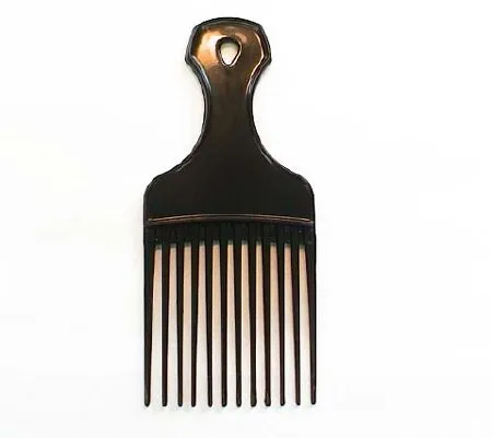 Cardinal Comb & Brush - Cardinal - 4275DP BLACK - Hair Pick Cardinal Medium Black Polypropylene
