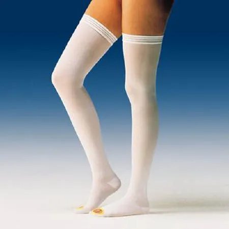 Patterson medical - JOBST Anti-Em/GPT - 55989605 - Anti-embolism Stocking JOBST Anti-Em/GPT Thigh High 2X-Large / Regular White Open Toe