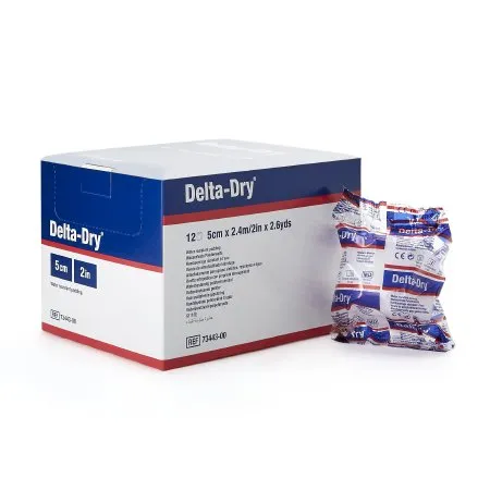 BSN Medical - Delta-Dry - 7344300 - Delta Dry Cast Padding Undercast / Water Resistant Delta Dry 2 Inch X 2.6 Yard Synthetic NonSterile