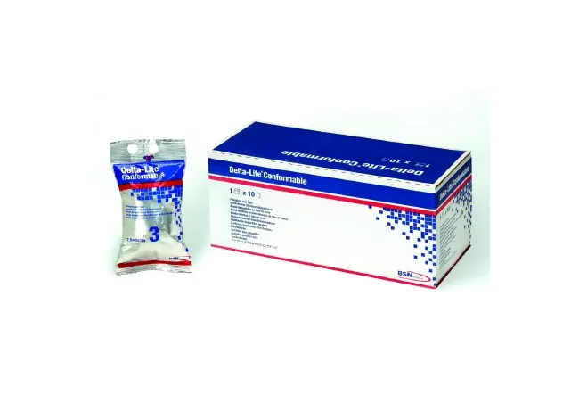 BSN Medical - Delta-Lite Conformable - 5944 - Cast Tape Delta-Lite Conformable 4 Inch X 12 Foot Fiberglass Dark Blue