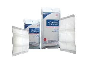 Dukal - 5945 - Abdominal Pad Dukal 12 X 16 Inch 25 Per Pack Nonsterile 1-ply Rectangle