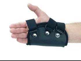 Alimed - Freedom Comfort - 2970002098 - Boxer Fracture Splint With Mp Extension Freedom Comfort Kydex Thermoplastic / T-foam Right Hand Black Medium