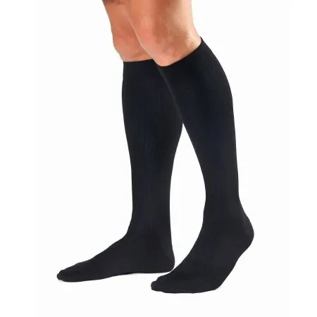 BSN Medical - JOBST for Men Classic - 110301 - Compression Socks JOBST for Men Classic Knee High Small Black Closed Toe