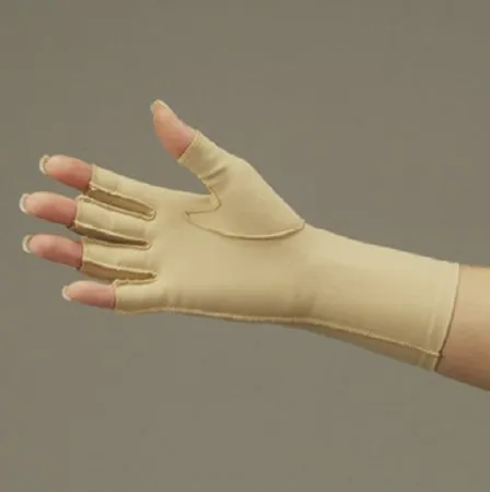 DeRoyal - From: 902LL To: 902SR - Deroyal Compression Gloves Open Finger Large Over the Wrist Length Left Hand Stretch Fabric