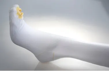 Alba Healthcare - Ultracare - 873-03 - Anti-embolism Stocking Ultracare Thigh High Large / Long White Inspection Toe