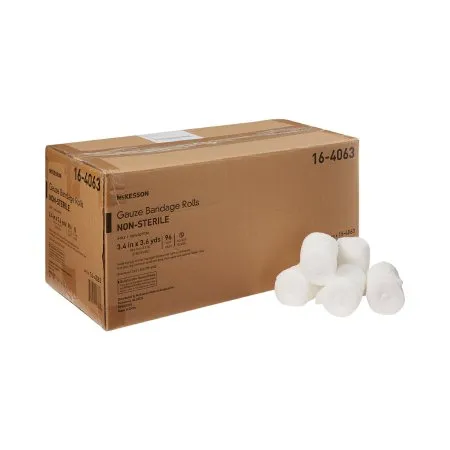 McKesson - From: 16-4063 To: 16-4155 - Fluff Bandage Roll 3 2/5 Inch X 3 3/5 Yard 96 per Case NonSterile 6 Ply Roll Shape