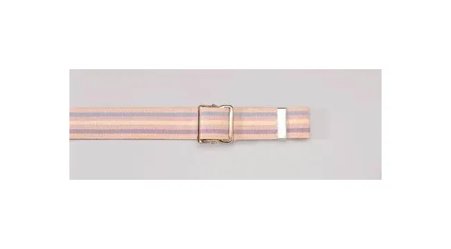 Tidi Products - Posey - 6531L - Posey Single Paitent Use Gait Belt Pastel Long, Up to 74", 2" Width, 342 lbs. (156 kgs) Capacity, Nickel-Plated Metal Buckles.