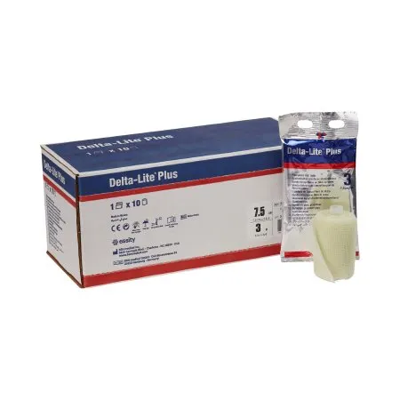 BSN Medical - Delta-Lite Plus - 7345802 - Cast Tape Delta-Lite Plus 3 Inch X 12 Foot Fiberglass / Resin White