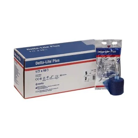 BSN Medical - 7345820 - Delta Lite Plus Cast Tape Delta Lite Plus 2 Inch X 12 Foot Fiberglass / Resin Deep Blue