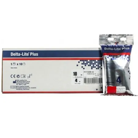BSN Medical - Delta-Lite Plus - 7345830 - Cast Tape Delta-Lite Plus 2 Inch X 12 Foot Fiberglass / Resin Red