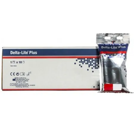 BSN Medical - Delta-Lite Plus - 7345831 - Cast Tape Delta-Lite Plus 3 Inch X 12 Foot Fiberglass / Resin Red