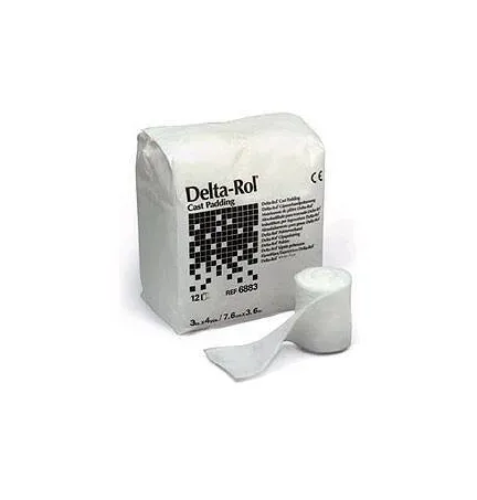 BSN Medical - Delta-Rol - 6883 - Delta Rol Cast Padding Undercast Delta Rol 3 Inch X 4 Yard Synthetic NonSterile