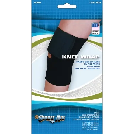 Scott Specialties - Sport-Aid - SA9086 XL - Knee Sleeve Sport-Aid X-Large Pull-On / Hook and Loop Strap Closure 17 to 19 Inch Knee Circumference Left or Right Knee