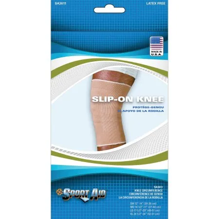Scott Specialties Cmo - SA3611  BEI SM - Sport Aid Slip-On Knee Brace, Small, Beige