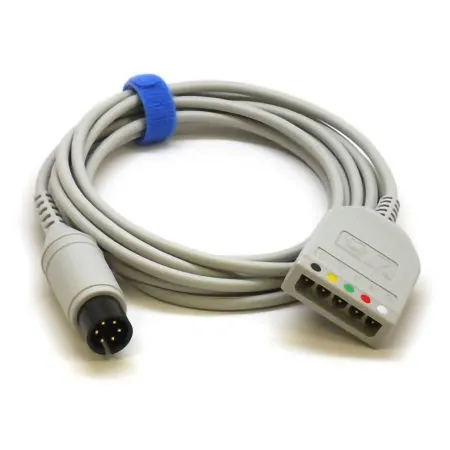 Mindray USA - 0010-30-42782 - ECG Trunk Cable 3 or 5 Lead  Adult / Pediatric  6 Pin  Defibrillation Proof