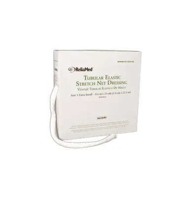 Reliamed - 704NB - ReliaMed Tubular Elastic Stretch Net Dressing, Large 8" 10" x 25 yds. (Hand, Arm, Leg and Foot)