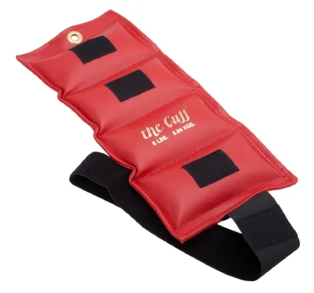 Fabrication Enterprises - 10-2513 - The Cuff Deluxe Ankle And Wrist Weight - 8 Lb - Red
