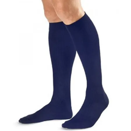 Bsn Medical - Jobst For Men Dress - 110784 - Compression Socks Jobst For Men Dress Knee High Small Navy Closed Toe