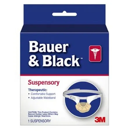 3M - Bauer & Black - 201255 - Athletic Supporter Bauer & Black Large White