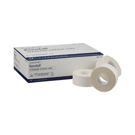 Cardinal - 2531C - Kendall Standard Porous Medical Tape Kendall Standard Porous White 1 Inch X 10 Yard Cloth NonSterile