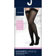 Sigvaris - From: 752NLLW08 To: 752NSSW99  Womens Midsheer Thigh High Socks Short