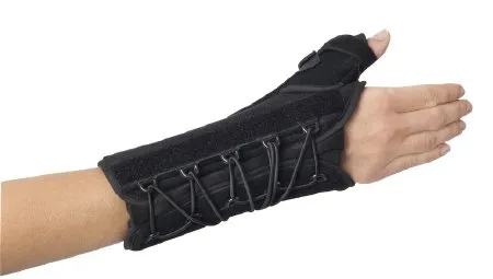 DJO DJOrthopedics - 79-87581 - DJO ProCare Quick Fit W.T.O. Wrist Brace ProCare Quick Fit W.T.O. Aluminum / Foam / Nylon Right Hand Black X Large