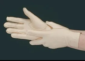 Alimed - Gentle Compression - 2970003818 - Compression Gloves Gentle Compression Open Finger Large Wrist Length Left Hand Lycra / Spandex
