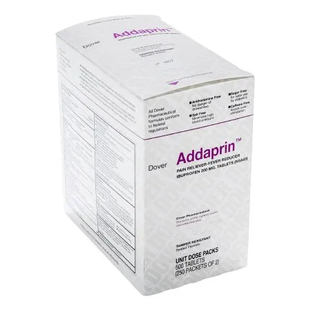 Medique Products - Addaprin - 1625314 - Pain Relief Addaprin 200 mg Strength Ibuprofen Tablet 250 per Box