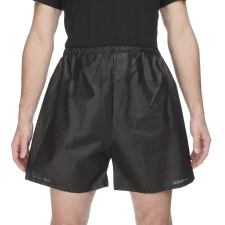 Dukal - Reflections - From: 900530 To: 900532 -  Exam Shorts  Large / X Large Black Spunbond Polypropylene Adult Disposable
