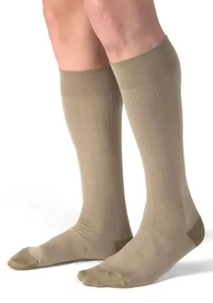 BSN Medical - JOBST for Men Casual - 113131 - Compression Socks JOBST for Men Casual Knee High Large / Tall Khaki Closed Toe